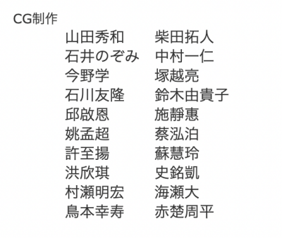 NHKピアノの森テレビアニメ版のCG制作に名前が載った赤楚周平さん
