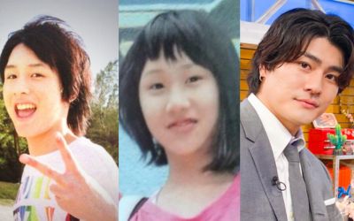 3人の写真を並べると、長男・龍太郎と妹が似ていることがわかる