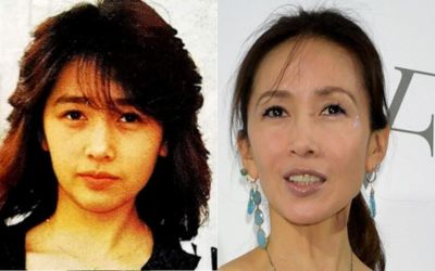 16歳の頃と52歳の頃の工藤静香さんを比較した画像