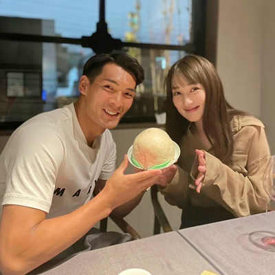 仲良し夫婦の槙野智章と妻の高梨臨